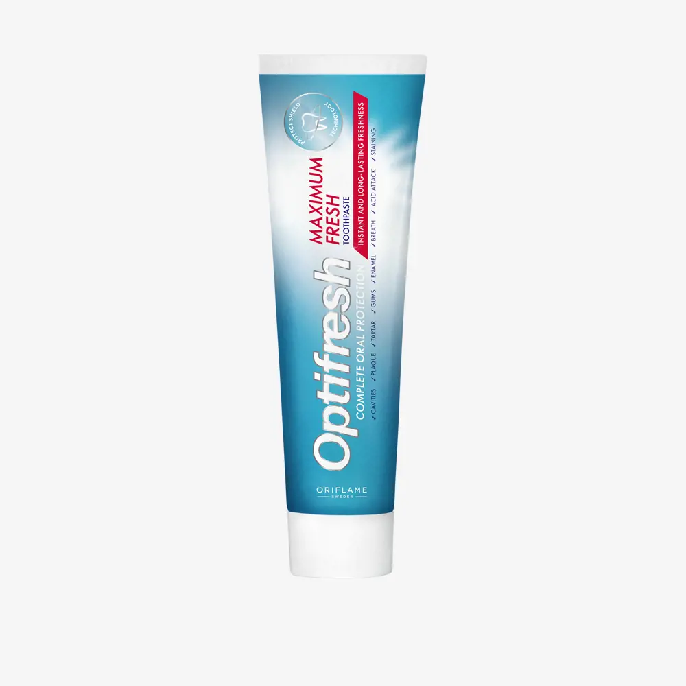 خمیر دندان تازه‌کننده قوی Optifresh Maximum Fresh اوریفلیم (Oriflame)